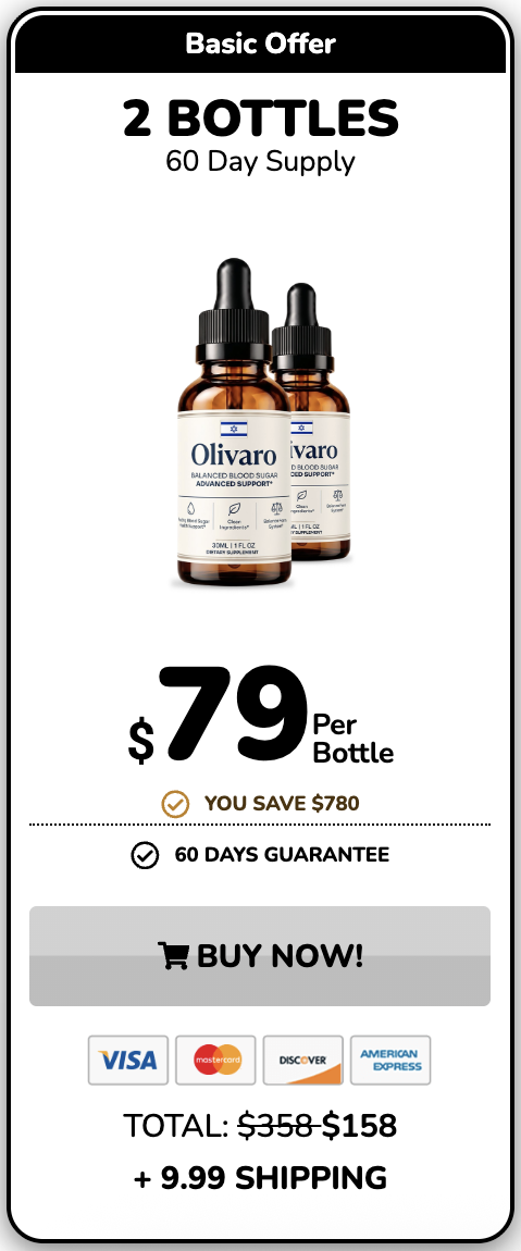 Olivaro Drops 2 bottle package