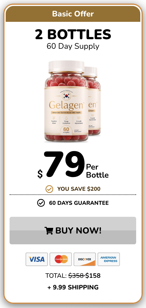 Gelagen 2-bottle package at $79 per bottle