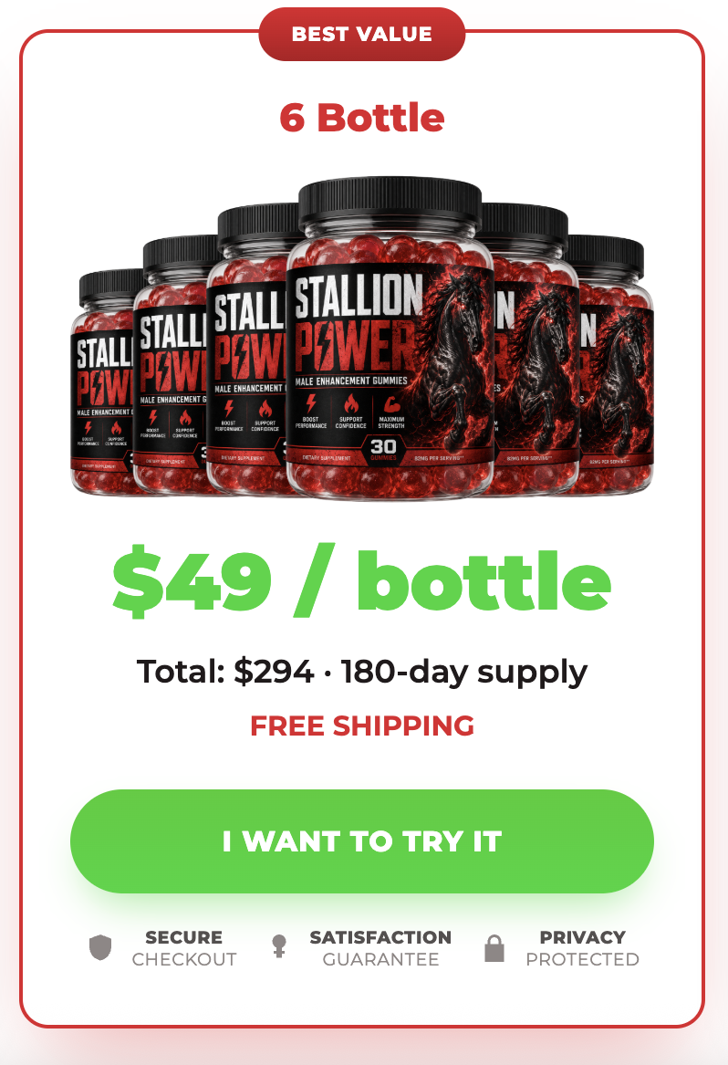 Stallion Power six bottle package