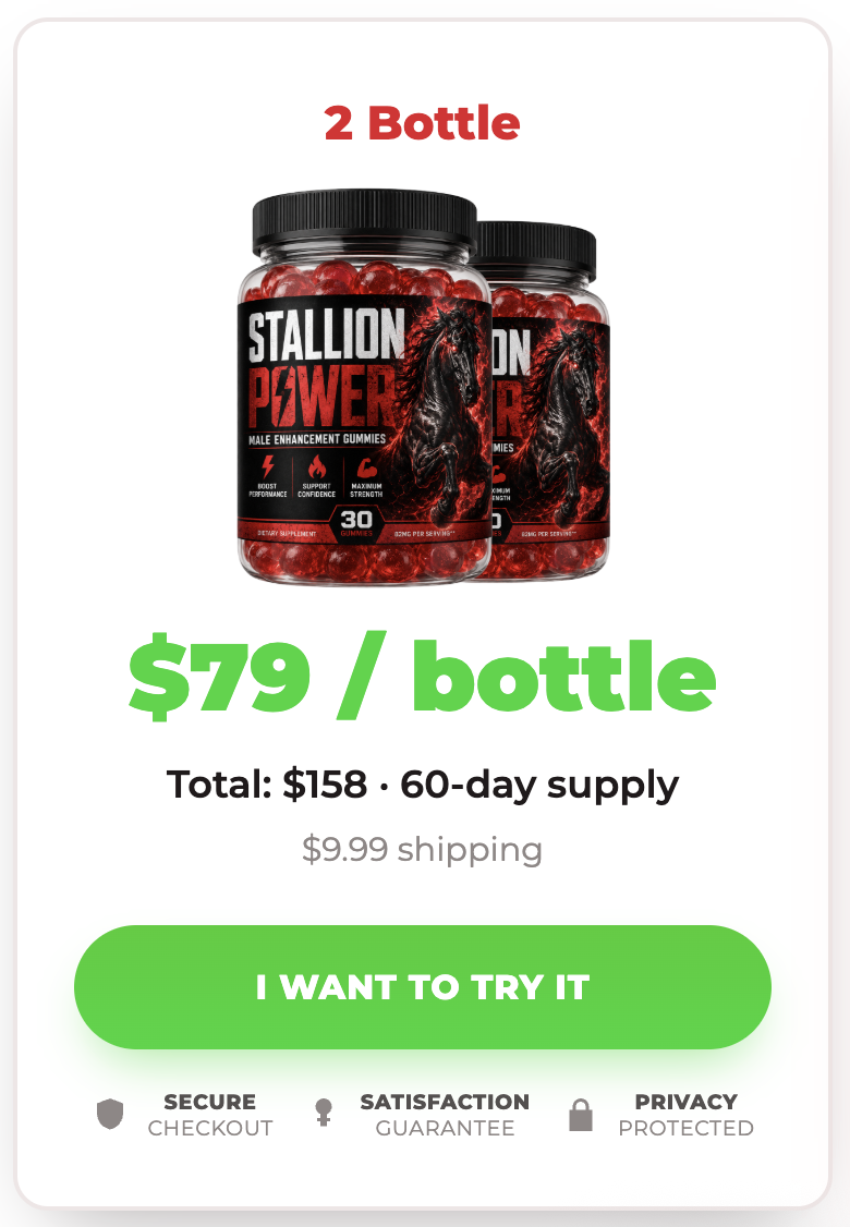 Stallion Power two bottle package